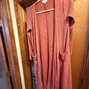 LuLaRoe Rust Knit Cardigan